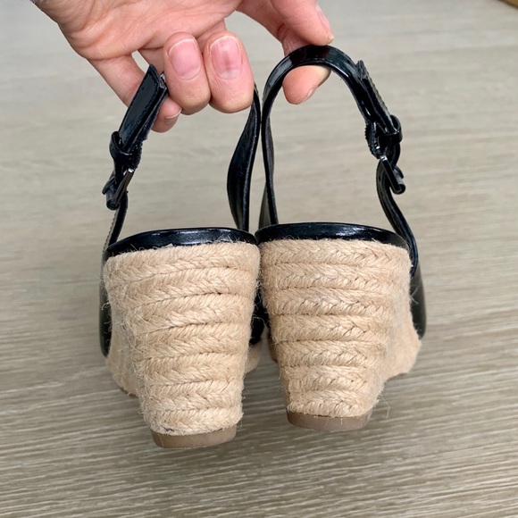 Franco Sarto Black Espadrilles Sandals - Picture 5 of 7